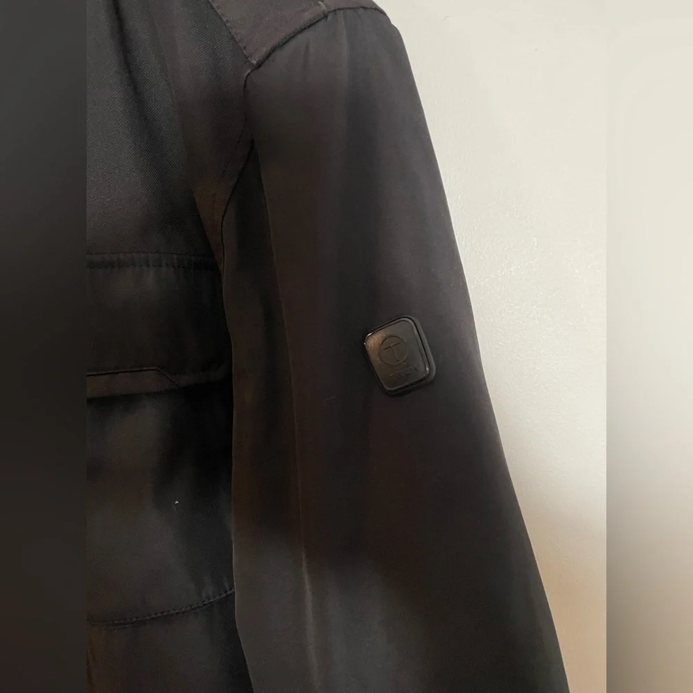 Tumi Tech Black Lightweight Field Jacket Military Style Utility Coat Mens Medium